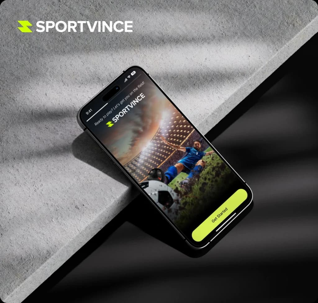 Sportvince — Booking App project by Noviindus